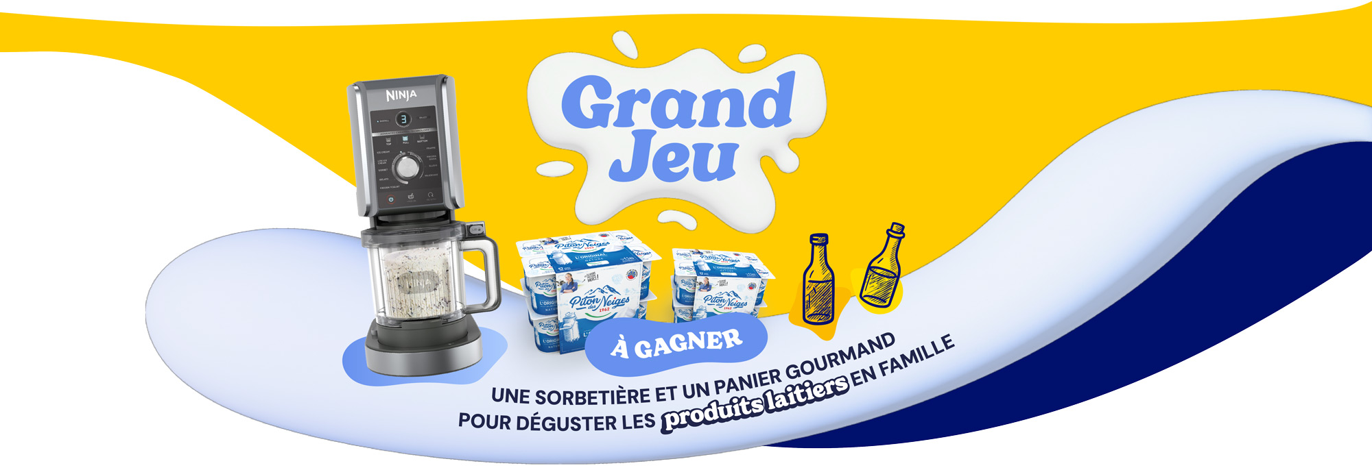 Grand Jeu - À gagner une sorbetière et un panier gourmand pour déguster les produits laitiers en famille